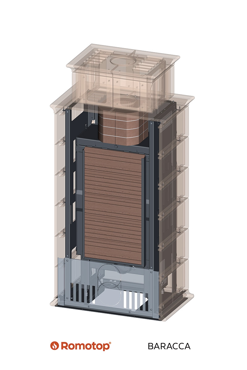 BARACCA 11 H – designový krb – Obrázok 4
