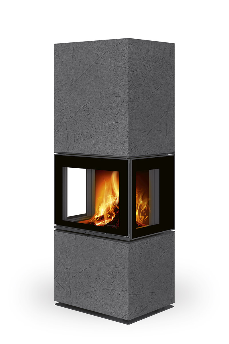 LERA C GH62 thermaline tmavý - designový krb